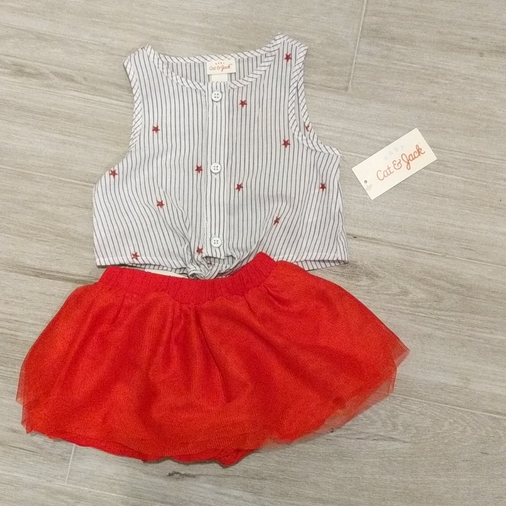 NWT cat & jack tutu outfit